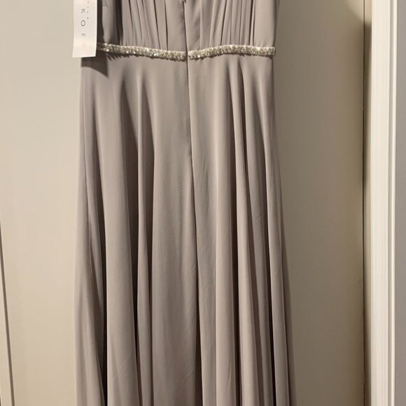 Brand new gown for Prom, Wedding or formal event. Size 10. Color dessert gray. - Picture 3 of 7